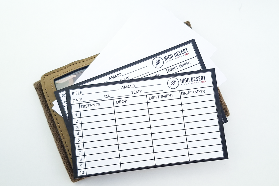 High Desert Rifle Works Data Card Holder - Large